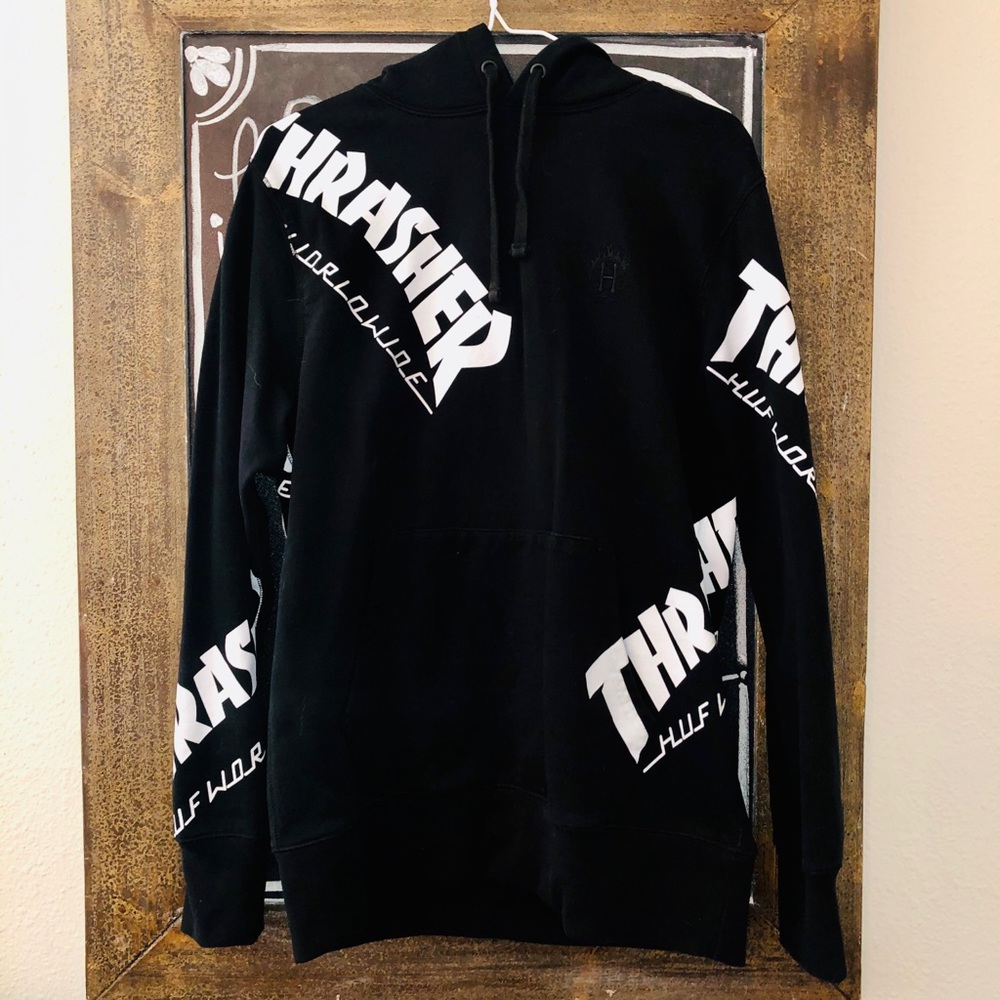 *SOLD*Sweatshirt (Thrasher x Huf)